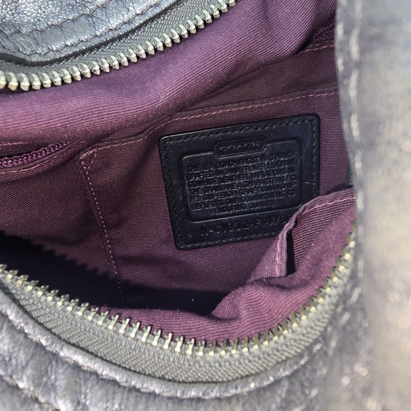 Coach Metallic Hobo Ladies Bag Purse No. C1032-F14706 - Picture 14 of 14